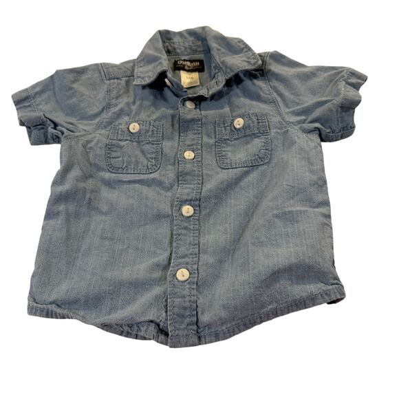 OshKosh B'gosh Other - OshKosh B'Gosh Baby Boy 12M Button Up Shirt 100% Cotton